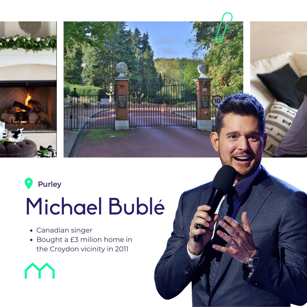 Michael Buble Croydon home